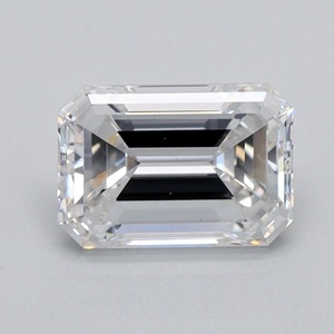 IGI Emerald Cut Lab 1.21 ct Diamonds E VS1 Clarity Lab créé Loose CVD Diamants Paire Pour Boucles D'oreilles De Mariage Cadeau D'anniversaire - Product Image 1