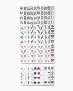 4 lớp Acrylic Mỹ mahjong trò chơi thiết lập tùy chỉnh tay sơn Burl gỗ hình ảnh trở lại 160 mahjongg gạch - Product Image 3