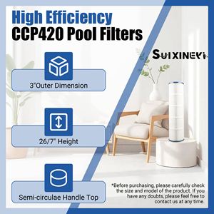 SUIXINEYI C-7471 Spa Filter Compatible CCP420 Clean Clear Plus 420 PCC105-PAK4 R173576 570-0425-07 07077 178584 <b>Pool</b> <b>Accessories</b> - Product Image 4