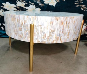 Tapis ronds élégants en nacre incrustée, couleur or, support, fabrication artisanale en Australie, épaisseur personnalisée, écologique, vente chaude - Product Image 4