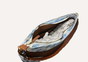 Bolso de mano Vintage de moda de lujo para mujer, espacioso, de tamaño mediano, de cuero genuino, con múltiples compartimentos, hecho a mano, impreso, poliéster elegante - Product Image 4