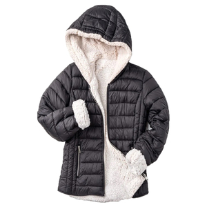<b>Men's</b> Trending Sherpa <b>Lined</b> Winter <b>Jacket</b> Outdoor Waterproof Warm Bubble Coats High Street Style Quilted <b>Fleece</b> Puffer - Product Image 6
