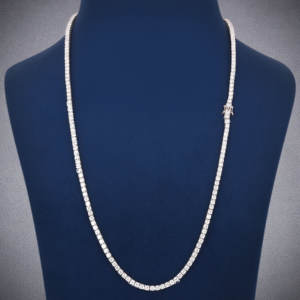 Diseño único Pass Diamond Tester Hip Hop colgante joyería 925 plata esterlina VVS1 Moissanite diamante tenis collar - Product Image 1