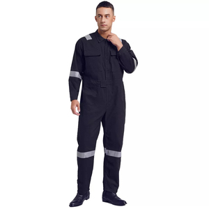 Overol de Seguridad Reflectante de Alta Calidad para Hombre, con Logotipo Personalizable, Traje de Trabajo de Poliéster y Algodón de Alta Calidad con Bolsillos, Uniforme de Alta Visibilidad - Product Image 3