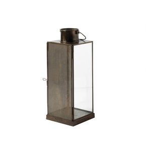 Lanternes à bougie en métal de couleur rustique de qualité supérieure pour Noël avec des tailles de 20x20x25 cm à des prix abordables - Product Image 5