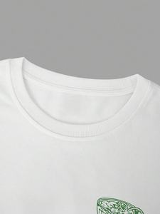 Camiseta estampada lavada con ácido Vintage para hombre Impresión digital de algodón 100% suave Hecho en Pakistán Producto de tendencia - Product Image 2