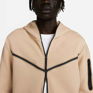 Sudaderas con cremallera al por mayor con logotipo y diseño personalizados de alta calidad 100% algodón transpirable ligero con cremallera para hombres - Product Image 5