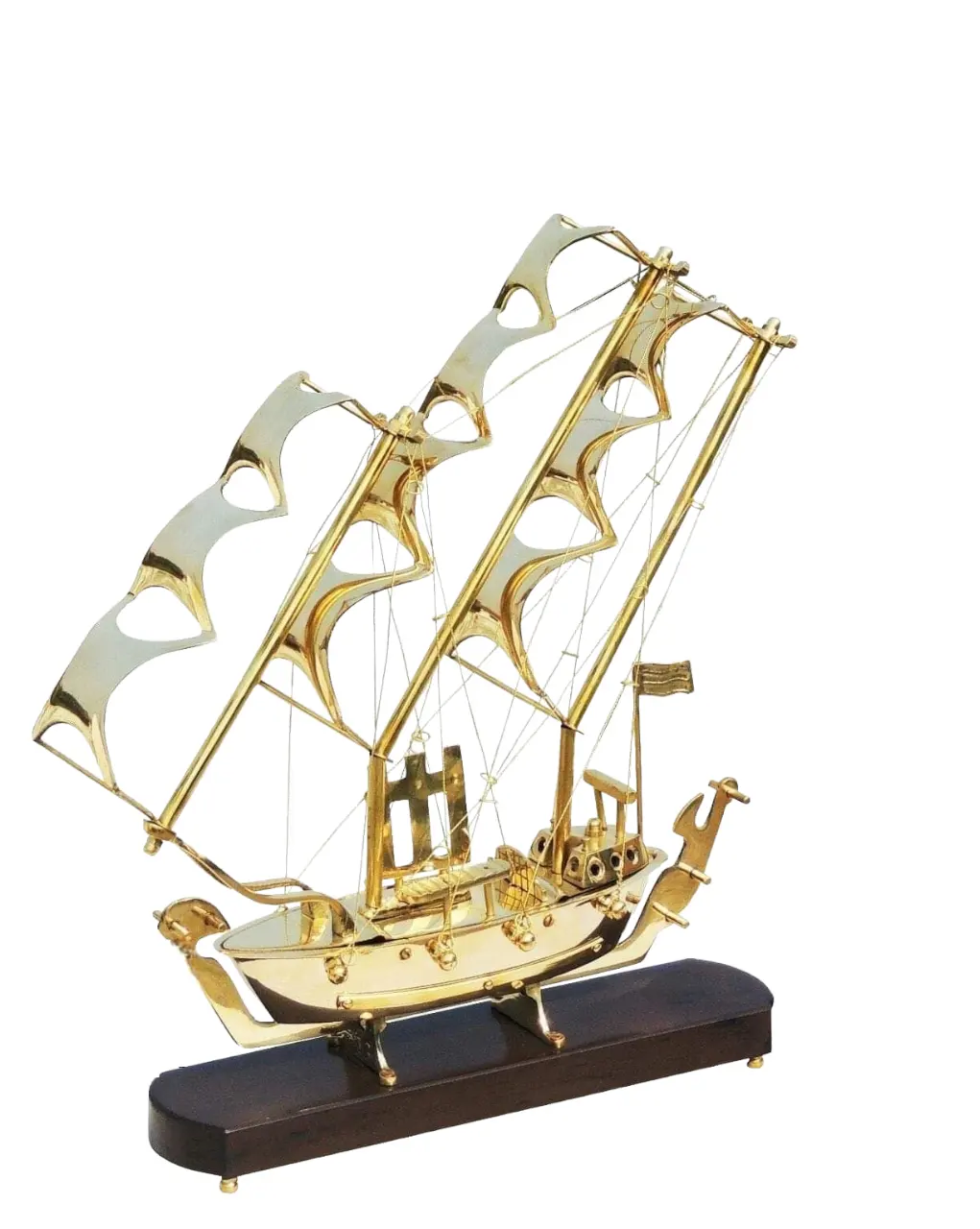 Customized Metal Antique Miniature Ship of Brass gift value elite product