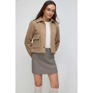 เสื้อแจ็คเก็ตสั้นพร้อมดีเทลกระเป๋า - Product Image 2