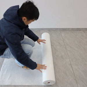 Revestimiento de suelo desechable de poliéster recubierto de renovación Hoja de protección de plástico Impermeable Tooltech Tela temporal Industrial - Product Image 5
