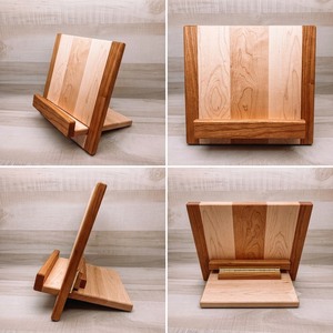 Wooden <b>Foldable</b> <b>Desk</b> Organizer Minimalist Storage Holder Handmade Rectangle <b>Office</b> Organizer Freestanding Single Tier - Product Image 3
