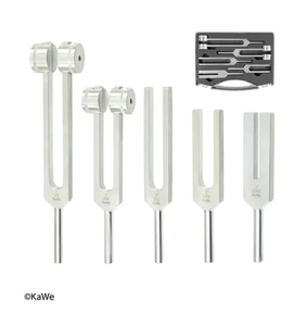Kit d'évaluation médicale avec goniomètre, marteau de Ménière, diapason 256 Hz et ruban à mesurer pour examen clinique - Product Image 1