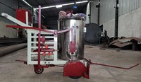 Machine de marquage routier à haute efficacité LAL'S avec chaudière isolée et niveleuses de marquage