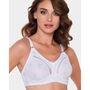 Soutien-gorge minimiseur sans armatures Cherry 350, réglable, pour femmes, motif uni, décoration à nœud, respirant, effet push-up, sans fil - Product Image 5
