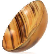 2025 nuevo diseño para servir comida, ensaladeras, cuerno de búfalo hecho, cocina, mesa, ensalada, fruta, vajilla, cuenco, bandeja, forma personalizada, tamaño - Product Image 6