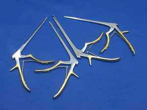 Ensemble allemand haut de gamme de 5 instruments orthopédiques KERRISON Rongeurs 7 "5mm up 45 - Product Image 2