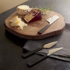 Tabla de Cortar Redonda de Madera para Cocina, Ecológica, para Corte de Alimentos y Queso - Product Image 1