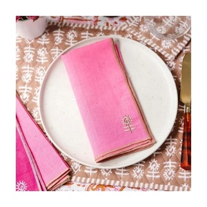 Meilleures ventes : Ensemble de serviettes rectangulaires/carrées en coton 100% brodé, épaissi, avec logo personnalisé, ODM OEM, haute absorption - Product Image 2