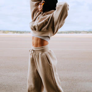 <b>Top</b> Selling Trending Women's Stylish Oversized 100% Cotton Hoodies - Customized Design Hot Sale New Long <b>Sleeve</b> Hoodies - Product Image 3