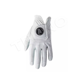 Guante de golf de cuero Cabretta transpirable Agarre superior Mano izquierda Mano derecha Guantes de golf Clima húmedo caliente - Product Image 4