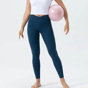 กางเกงเลกกิ้งสำหรับเล่นฟิตเนสเอวกลางแบบไร้รอยต่อสำหรับเล่นโยคะ - Product Image 5