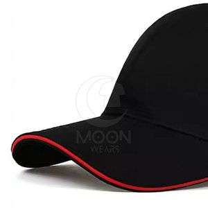 High Quality 100% Cotton Baseball Hats Premium Unisex Adjustable Four Seasons <b>Canvas</b> Fabric Customizable MOON WEARS 6-Panel - Product Image 5