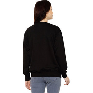 Nuevo diseño de alta calidad de algodón de gran tamaño liso para mujer nuevo estilo sudadera con su propio logotipo sudadera - Product Image 3