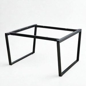 Système de base de table au design minimaliste en 2 pièces Trapez Concept 1200x1200mm Modèle d'assemblage HCTC012 - Product Image 1