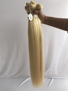 Couleur # Extensions de cheveux humains vierges indiens colorés, lisses, 60 cm, 24 pouces, sur liste de prix de gros, prêts à être expédiés, fournisseur. - Product Image 6