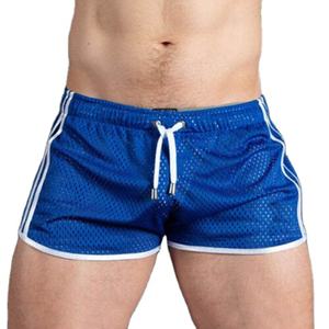 Short de gym en maille respirant décontracté pour hommes, pour l'entraînement sportif et la course à pied en été - Product Image 1
