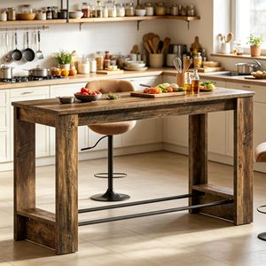 Sintered Stone & Marble Rectangle Dining <b>Table</b> Solid & Sturdy Solid Wood Design Brand New - Product Image 3