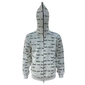Men French Terry All <b>Zip</b> <b>up</b> <b>Hoodie</b> Puff Print Oversized Vintage <b>Hoodie</b> <b>Black</b> Full <b>Zip</b> <b>Hoodie</b> - Product Image 1