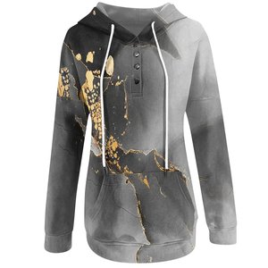 Conjunto de sudaderas con capucha de alta calidad para mujer, sudaderas con capucha bordadas personalizadas para mujer, Sudadera con capucha de talla estadounidense para mujer - Product Image 1