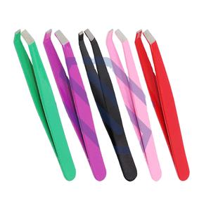 Instruments de manucure en acier inoxydable Pince à épiler pour sourcils et poils faciaux Outil de beauté pour l'extension des cils - Product Image 1