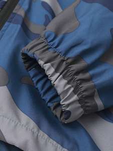 Veste de sport à capuche imprimé camouflage pour homme Style boyfriend Sport Streetwear avec fermeture à glissière Service d'hiver OEM - Product Image 4