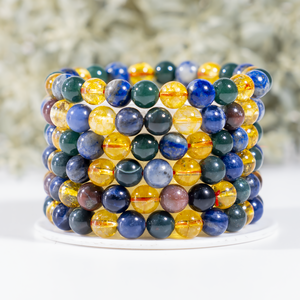 Wholesale Selling Scorpio Zodiac 8mm <b>Bracelet</b> Crystal Gemstone Beaded <b>Bracelet</b> for Men Women Horoscope Inspired Jewelry in Bulk - Product Image 1