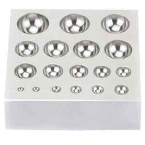 Bloc de dapping de haute qualité, finition miroir, 18 cavités, utilisé pour la fabrication de bijoux, outil de vente en gros, prix le plus bas, meilleur produit pour les bijoux - Product Image 2