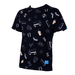 T-shirt à col rond de haute qualité pour hommes et femmes | Impression graphique de couleur unie respirante surdimensionnée 100% coton | ODM OEM disponible - Product Image 2