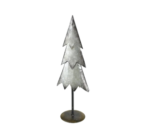 Árbol de Navidad de Metal con Acabado Plateado, Hecho a Mano, Decoración para el Hogar, Nuevo, Ideal para Decoración del Hogar y Regalo, Hecho en India - Product Image 6