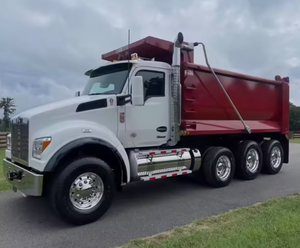 รถบรรทุกดัมพ์มือสอง KenworthH T880S Tri Axle ปี 2024 ขับเคลื่อนเร็ว - เกียร์อัตโนมัติ Paccarr 6 สปีด Allisonn Rds พร้อมจัดส่งทั่วโลก - Product Image 2