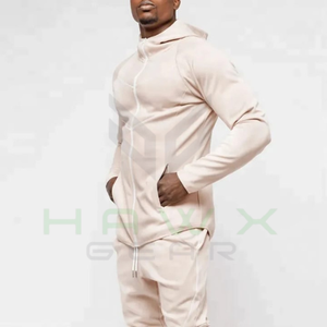 Custom Hoodies With <b>Short</b> <b>Sweat</b> Zip up Cropped 2 Piece Summer Track Suit Sets Sleeve <b>Womens</b> Hoodie and <b>Shorts</b> Set for Men - Product Image 2