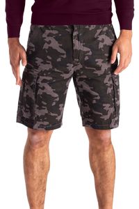 Mens 3/4 Long Length Shorts Elasticated Waist Cargo <b>Three</b> <b>Quarter</b> cotton <b>jeans</b> shorts Casual Men's camo Shorts - Product Image 3