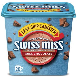 Swiss Miss Mezcla de Chocolate Caliente con Sabor a Leche, Suministros para Barra de Chocolate Caliente, 22.23 oz. Recipiente - Product Image 1
