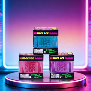 Nuevo Juguete Antiestrés de Cubos de Hielo Cuadrados, Juguetes Sensoriales Suaves para Apretar, Alivian la Ansiedad, para Niños y Adultos - Product Image 4