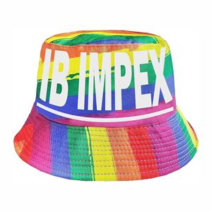 Sombrero de pescador para adultos con logotipo impreso personalizado, sombrero de verano, sombreros de pescador con estampado Formal a rayas de ala ancha - Product Image 4