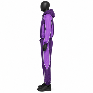 Custom Hooded Nylon <b>Tracksuit</b> Women Windbreaker Jogging Suit Sportswear Set - Product Image 4