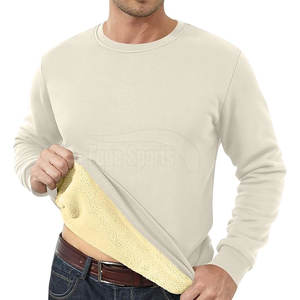 Vente à chaud de haute qualité sweat-shirt pour hommes imprimé de logo personnalisé polaire d'hiver avec technique de teinture unie - Product Image 1