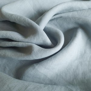 Venta al por mayor 100% tela de lino natural 115 '' / 292 cm ancho extra estilo europeo yarda Metro para niñas/niños vestidos tejidos Technics - Product Image 2