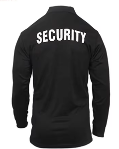 Venta caliente de invierno Uniformes de guardia de seguridad Cinta reflectante Chaquetas negras - Product Image 3