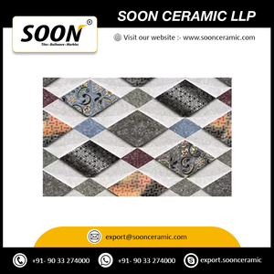 Azulejos de pared de cerámica 3D de calidad de exportación Azulejos de pared de cerámica digital de 250x375mm para decoración de sala de estar y dormitorio - Product Image 4